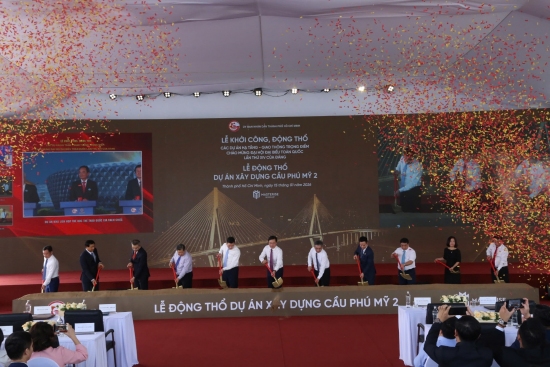 Lễ Động thổ cầu Phú Mỹ 2 nối TPHCM với Đồng Nai