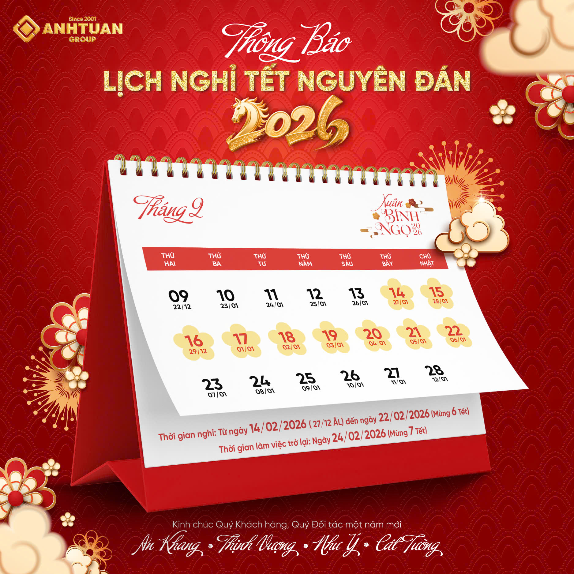 TB Lich Nghi Tet Nguyen Dan