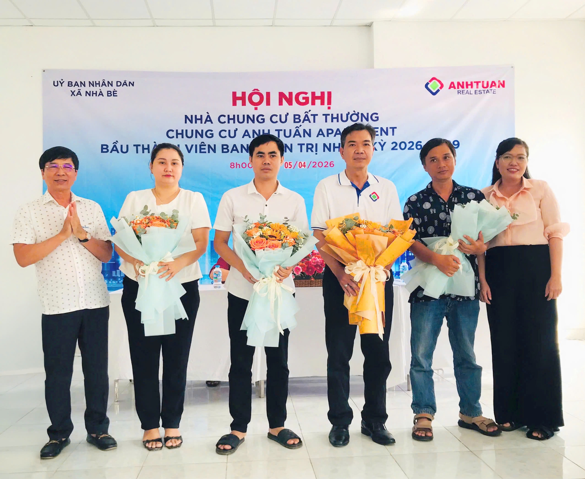 Ban quản trị chung cư Anh Tuan Apartment nhiệm kỳ 2026 - 2029