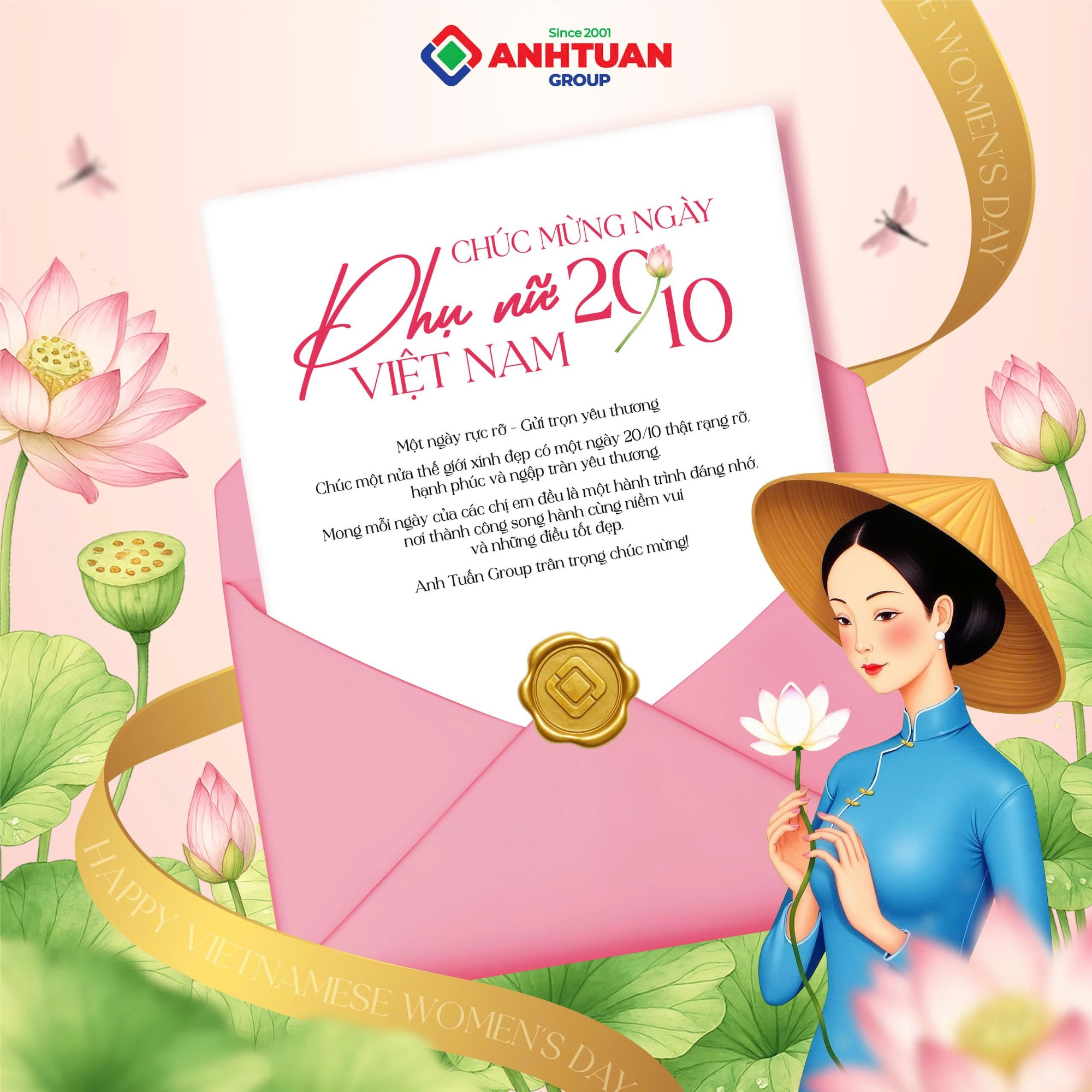 ANH TUẤN GROUP TRAO GỬI YÊU THƯƠNG NHÂN NGÀY PHỤ NỮ VIỆT NAM 20/10